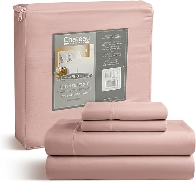 King Sheets Deep Pocket, 100% Egyptian Cotton Sheets - Image 9