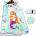 TANOSHII® Toddler Nap Mat with Pillow and Blanket, Portable Kids Sleeping Mats by TANOSHII