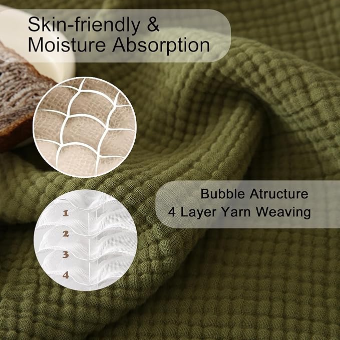 MorroMorn 100% Cotton Muslin Blanket - Image 2