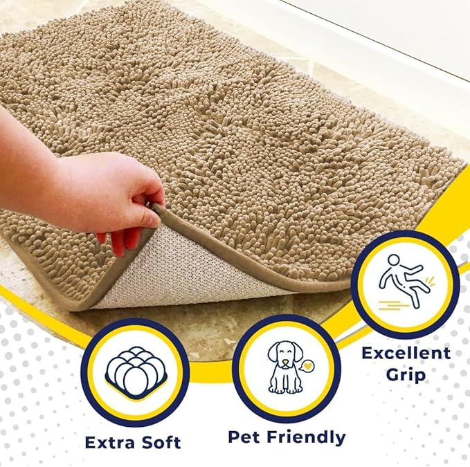 Muddy Mat® Shown on TV – Super Absorbent Door Mat Indoor, Microfiber Quick Dry - Image 2