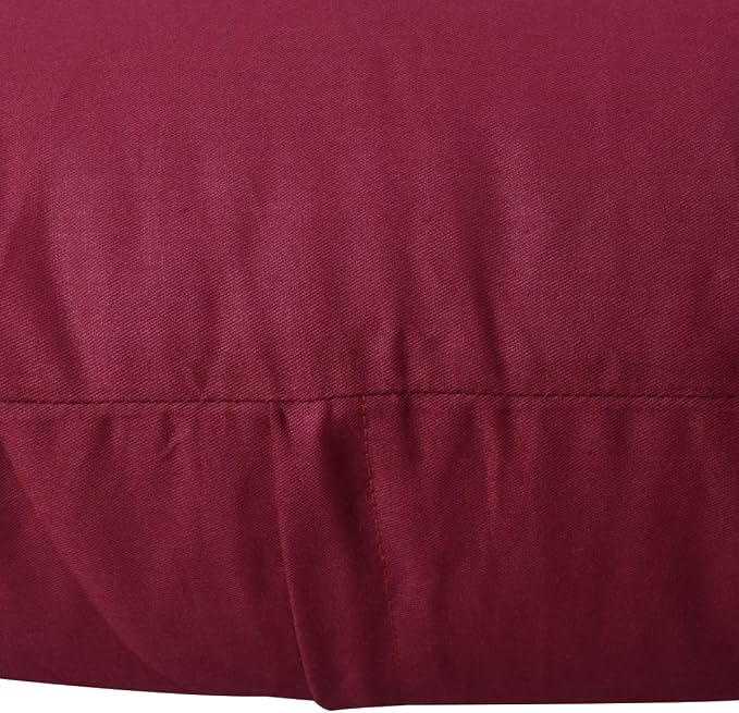 4-Pack 100% Cotton Comfortable Solid Decorative Throw Pillow Case Square - Image 9