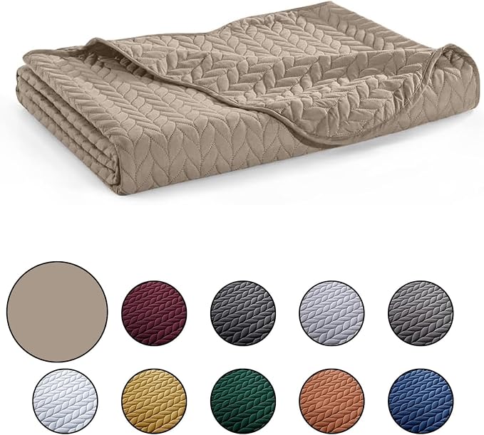 IR Imperial Rooms 8 Pack California King Quilt Bedding Set - Image 5
