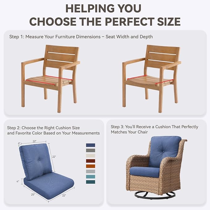 Outdoor Chair Cushions - Image 7