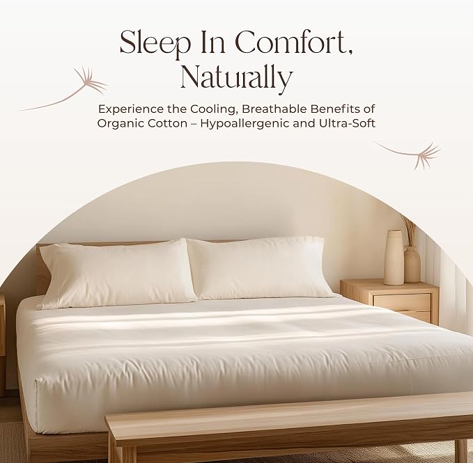 Organic Waterproof Mattress Protector Queen Size - Image 9