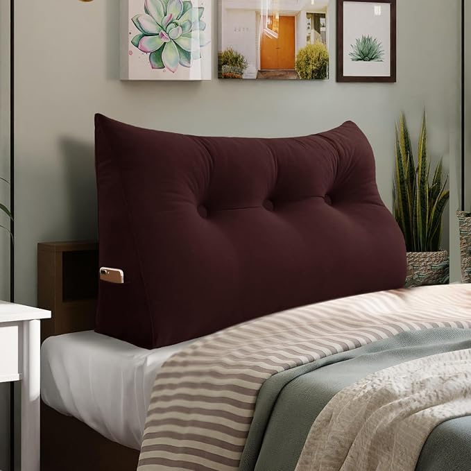 Bed Wedge Headboard Pillow by HOMECOZY