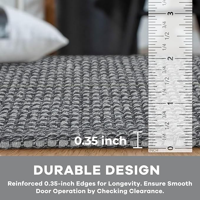 KOZYFLY Long Runners for Hallways 3x12 ft Washable Kitchen Runner Non Slip - Image 4