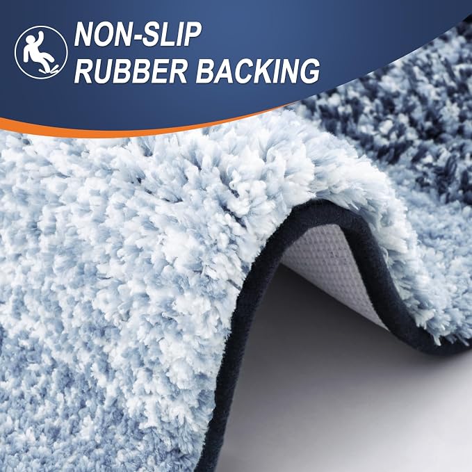 OLANLY Bathroom Rugs Mat 30x20, Extra Soft Absorbent Microfiber Bath Rugs - Image 5
