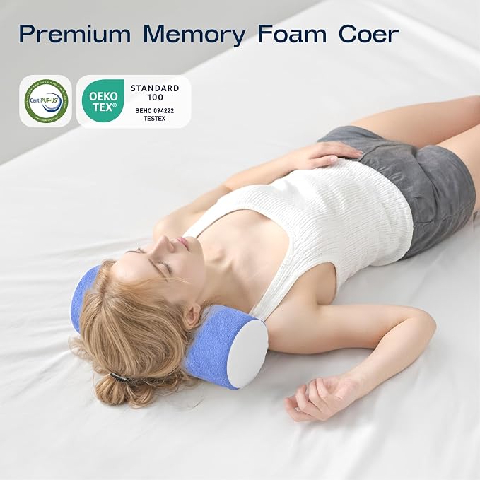 Neck Roll Cervical Pillow for Neck Pain Relief - Image 9