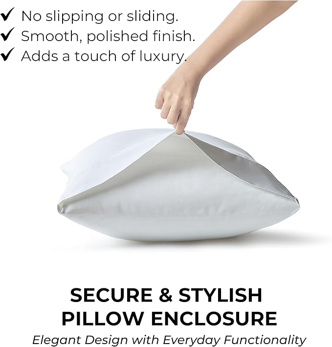 100% Natural Cotton Bed Sheets | 500 TC Single-Ply Sateen Weave Twin XL Sheets - Image 5
