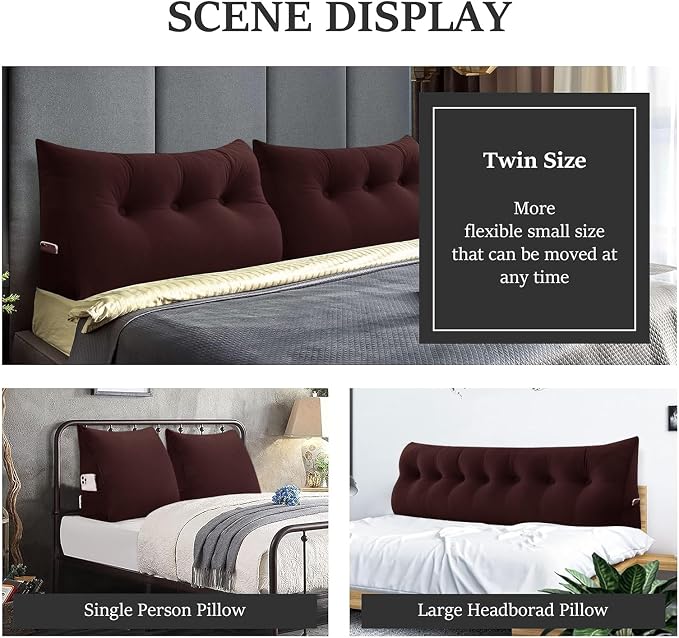 Bed Wedge Headboard Pillow - Image 3