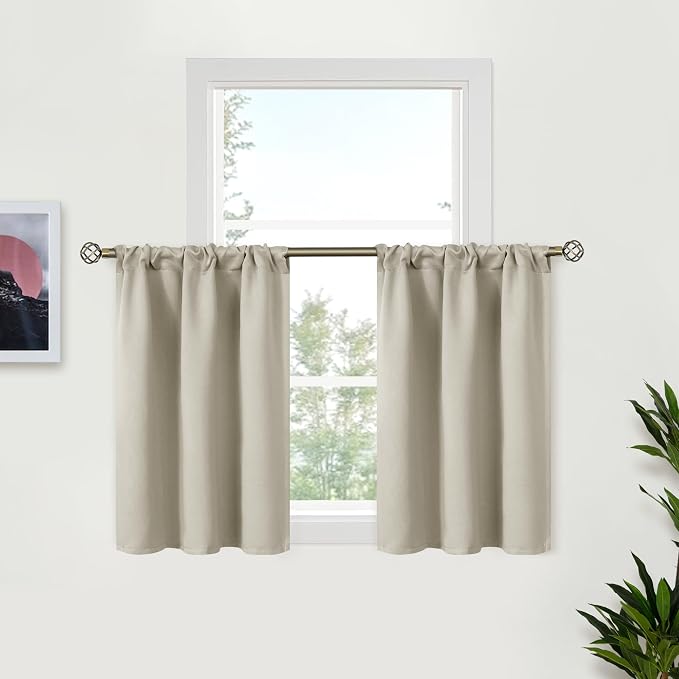BGment Short Blackout Curtains 36 Inches Length by BGment