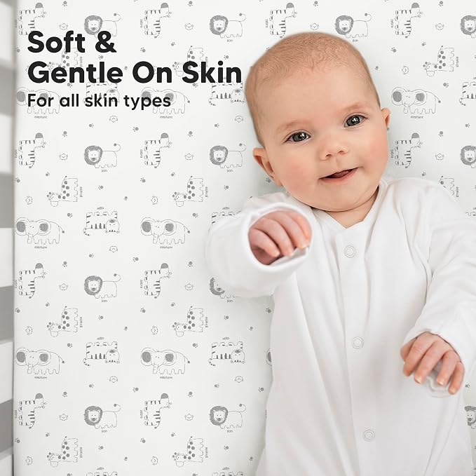 KeaBabies 2-Pack Baby Crib Sheets - Image 4