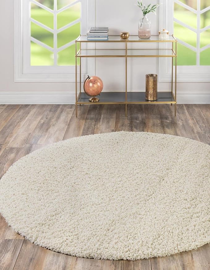 Unique Loom Solid Shag Collection Area Rug - Image 4