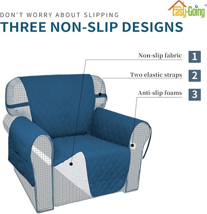 Easy-Going Waterproof Oversized Loveseat Covers Leakproof Couch Cover - Image 4