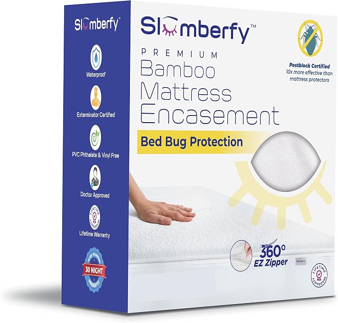 King Size Waterproof Bamboo Mattress Encasement by Slumberfy by Slumberfy