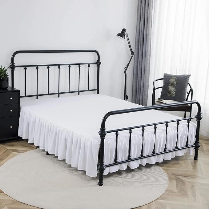 Bed Skirt Full Size Ruffled Bed Skirts - Image 2