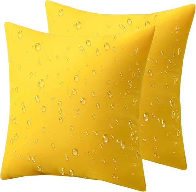 Phantoscope Pack of 2 Premium Dual Usage Outdoor Pillow Inserts, Waterproof by Phantoscope