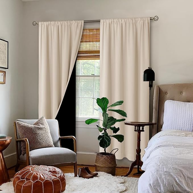 BGment Blackout Curtains for Living Room 84 Inch Length 2 Panels Set, Full Room - Image 2