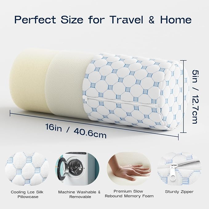 Neck Roll Pillow for Neck Pain Relief - Image 3