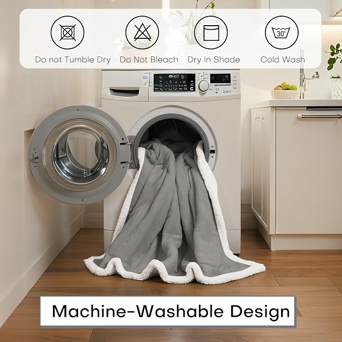 Electric Heated Blanket Throw Size 50"x60" - Image 4