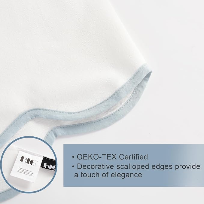 HIG Off-White Chic Twin XL Bed Skirt - Image 7