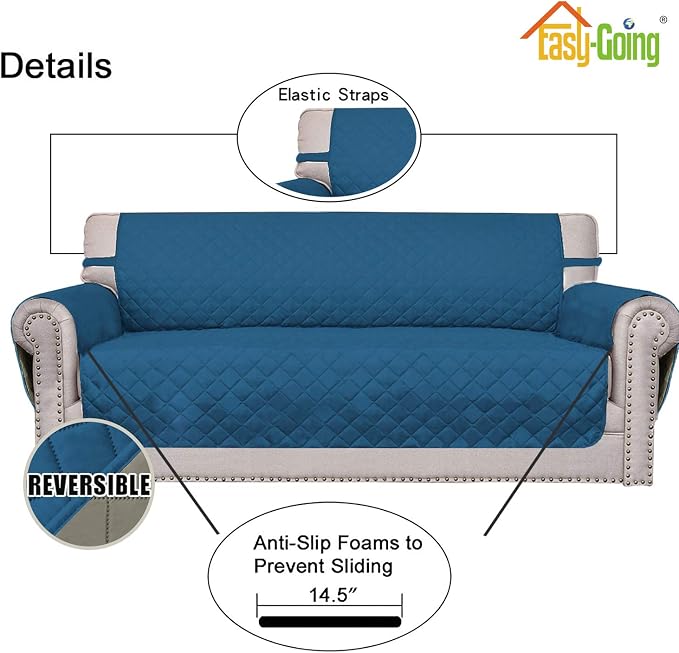 Easy-Going Chair Sofa Slipcover Reversible Sofa Cover Water Resistant Couch - Image 3