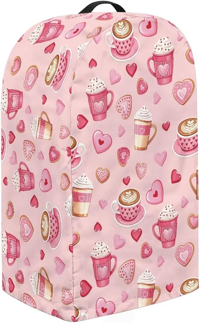Valentine's Day Coffee Machine Dust Cover Appliance Dust Covers Anti - Image 4