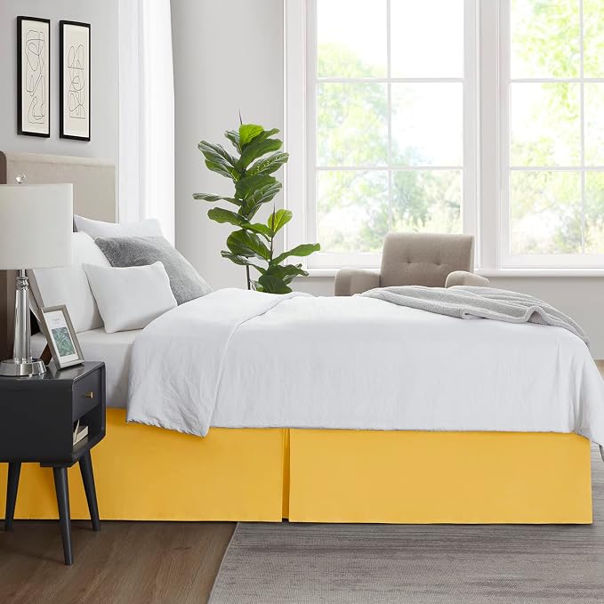 Nestl Yellow Twin Bed Skirt - Image 7