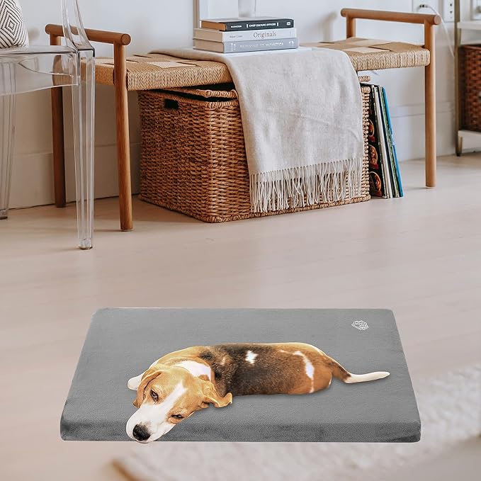 EMPSIGN Stylish Dog Bed Mat Dog Crate Pad Mattress Reversible, Water Proof - Image 5