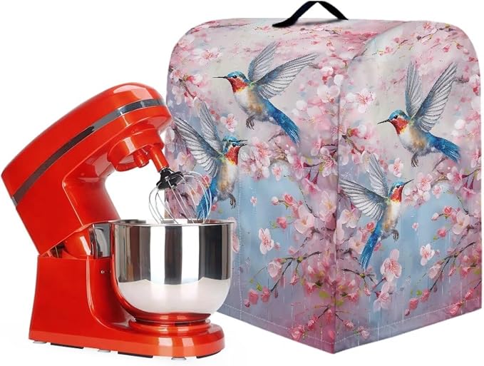 Kitchen Aid Mixer Cover Hummingbird Flower Dust Cover - Image 3
