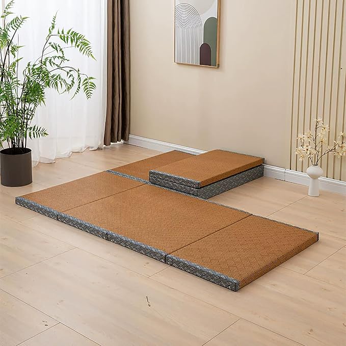 Japanese Traditional Tatami Mattress, Coconut Coir Tatami Mat, Foldable - Image 2