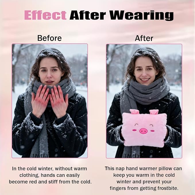 Kids Cartoon Hand Pillow Hand Warmer, Soft Cotton, - Image 5