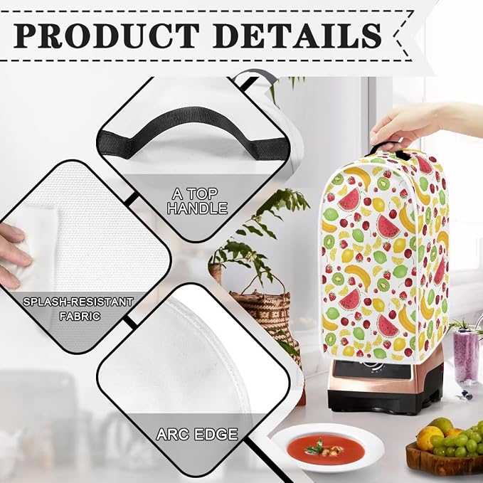 Blender Covers For Kitchen Food Processor Cover Blender Cover Dust Cover Print - Image 4