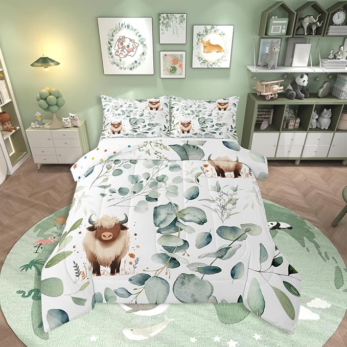 Erosebridal Boys Cartoon Animal Bedding Twin by Erosebridal