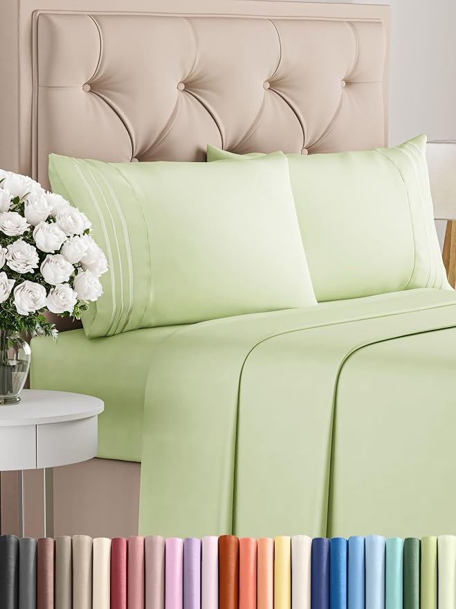 King Size 4 Piece Sheet Set by CGKUnlimited