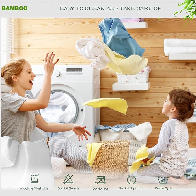 GRT Waterproof California King Mattress Protector Rayon Bamboo - Image 6