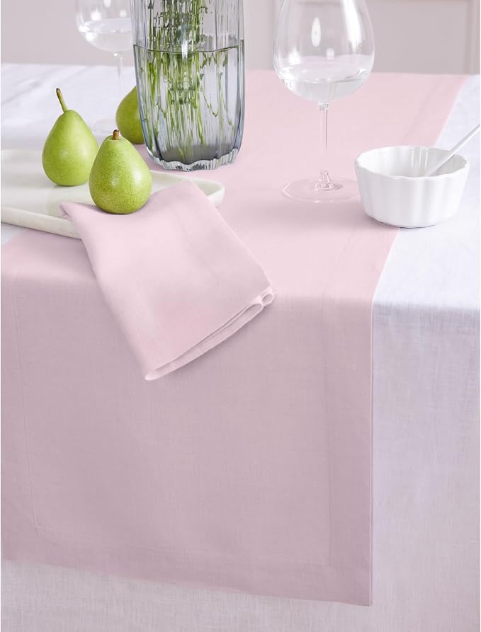 Solino Home Linen Table Runner 90 Inches Long - Image 9