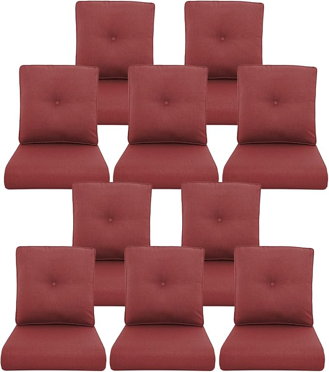 10-Piece Outdoor Patio Cushion Set by Pugire