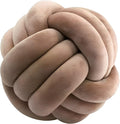 Knot Ball Pillows, Round Throw Pillow Cushion Home Decoration Soft Plush Pillow by KEBAIHUA