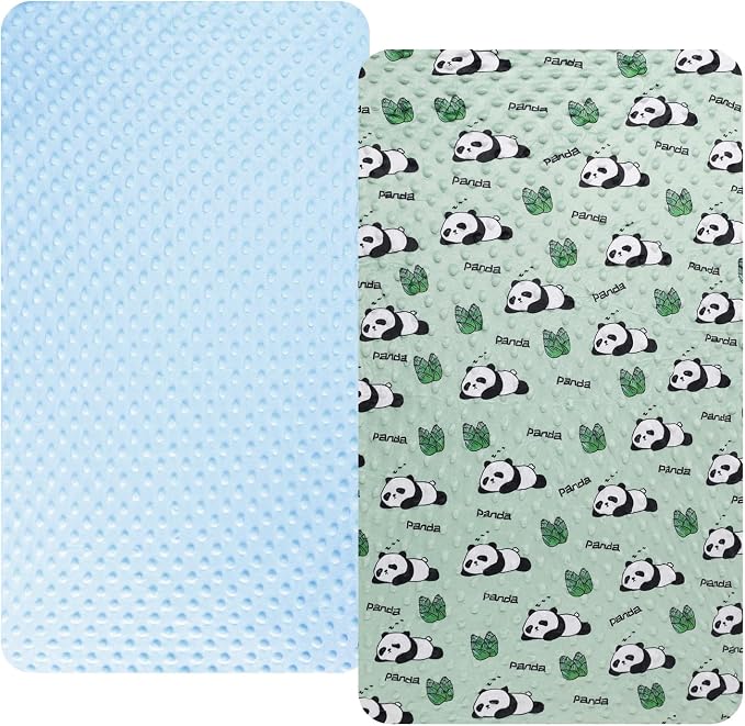 Dot Bassinet Sheet Set 2 Pack Stretch Fitted Bedside Sleeper Bassinet Sheets by Bilokonda