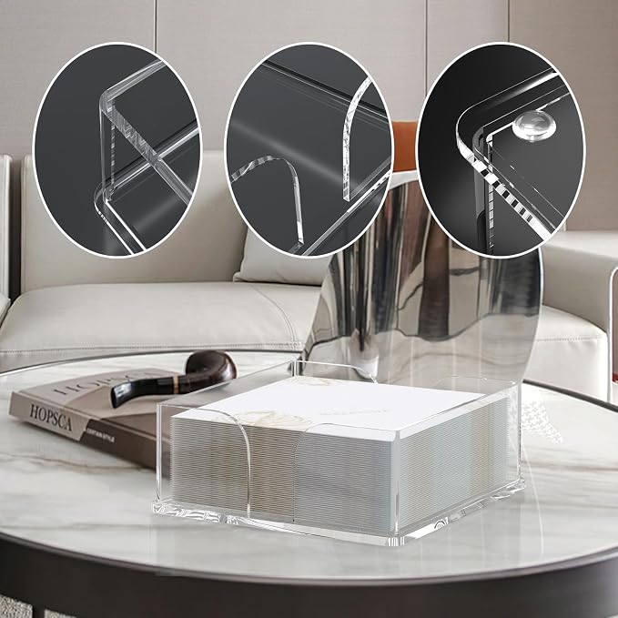 Napkin Holder, Luncheon Napkin Paper Towel Tray, Buffet Napkin Dispenser - Image 4