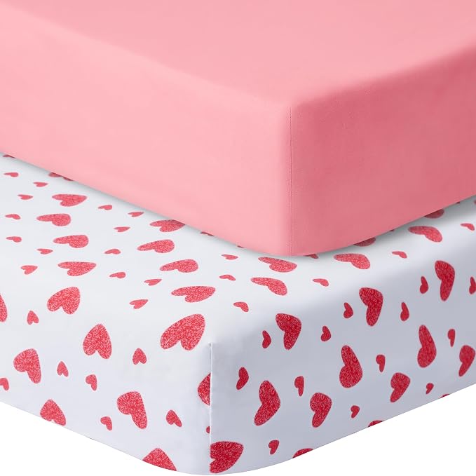 Pack and Play Sheets Fitted, 2 Pack Pack n Play Sheets by GUNTAIL