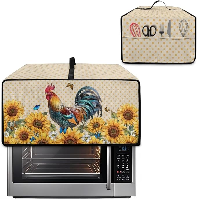 Microwave Oven Dust Cover Waterproof Dustproof Microwave Toaster Oven Cover - Image 2