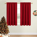 DWCN Christmas Blackout Curtains Room Darkening Thermal Insulated Bedroom by DWCN