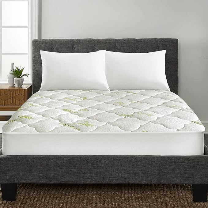 King Size Air Mattress Topper Cover, Thick Quilted Mattress Topper, Viscose - Image 6