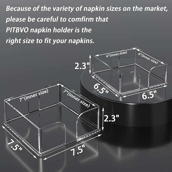 Napkin Holder, Luncheon Napkin Paper Towel Tray, Buffet Napkin Dispenser - Image 3