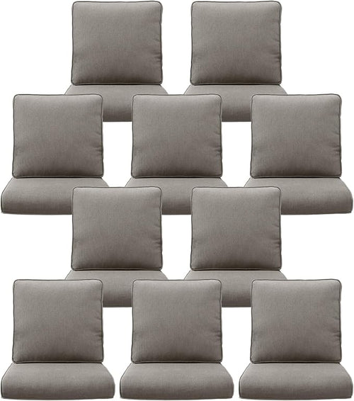 10-Piece Outdoor Patio Cushion Set by Pugire