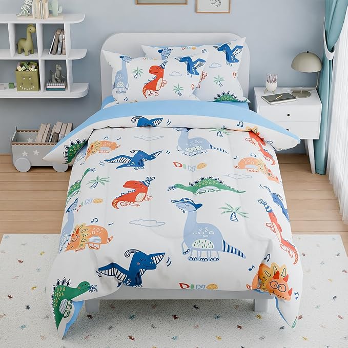 SANDJEST Dinosaurs Bedding Twin Set by SANDJEST