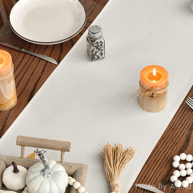 Artoid Mode Hello Pumpkin Leaves Fall Table Runner, Seasonal Autumn Kitchen - Image 7