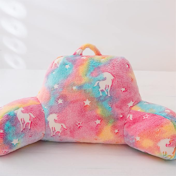 Meeting Story Colorful Unicorn Luminous Reading Pillows Glow in The Dark - Image 5